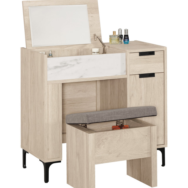 哈莉特2.7尺掀鏡化妝台